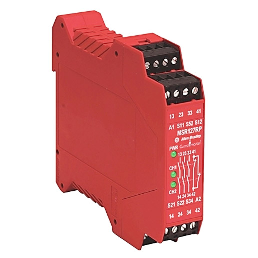 Allen Bradley Guardmaster MSR127TP 24V AC / DC Safety Relay With 3 ...